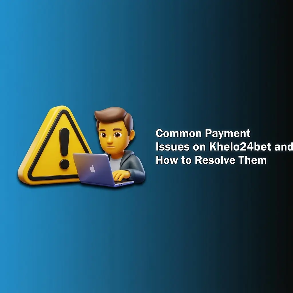Khelo24bet payment issues guide showing deposit errors, withdrawal delays, UPI timeouts, and bonus fix solutions