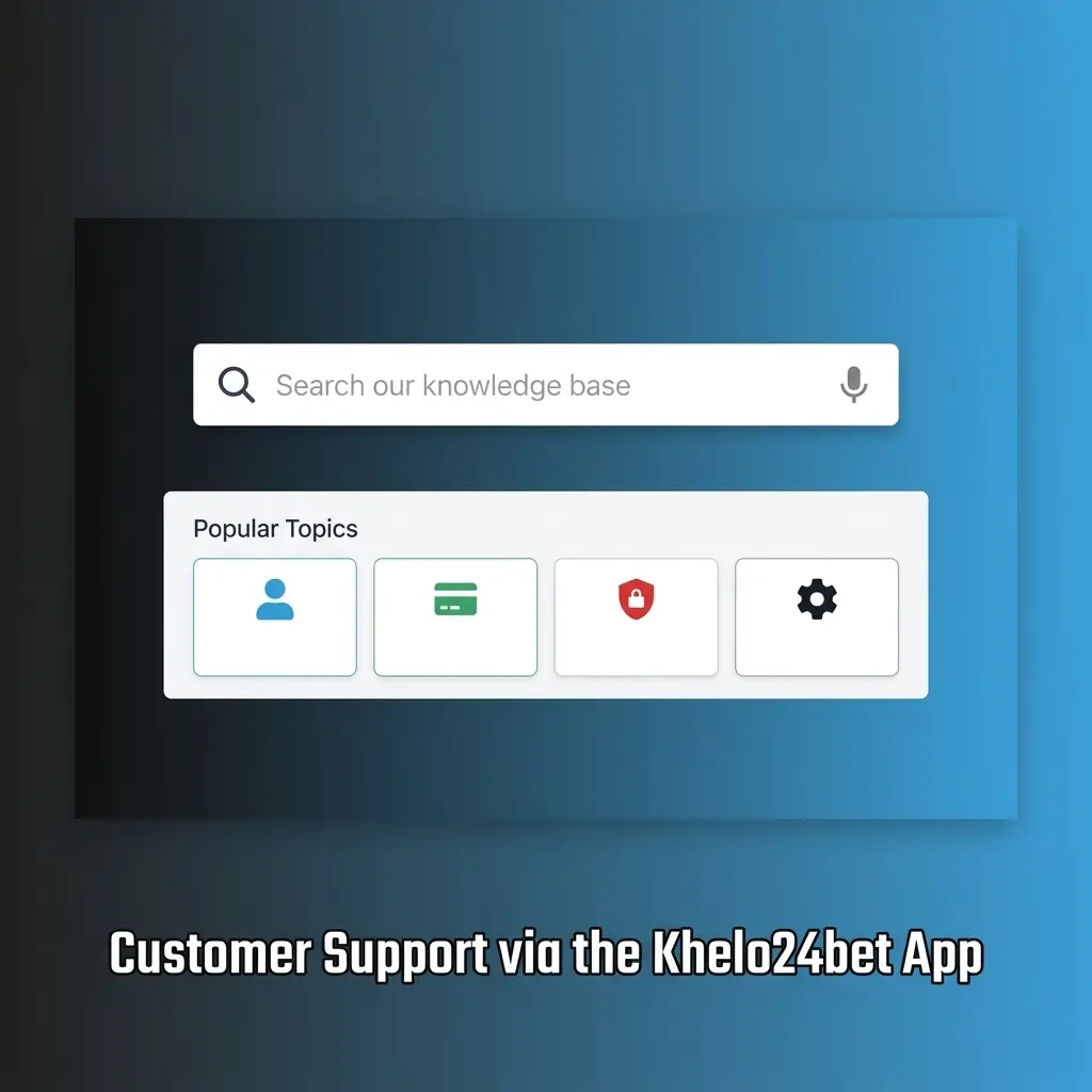 Khelo24bet app customer support options including live chat, email, Telegram, and FAQ help centre for Indian players