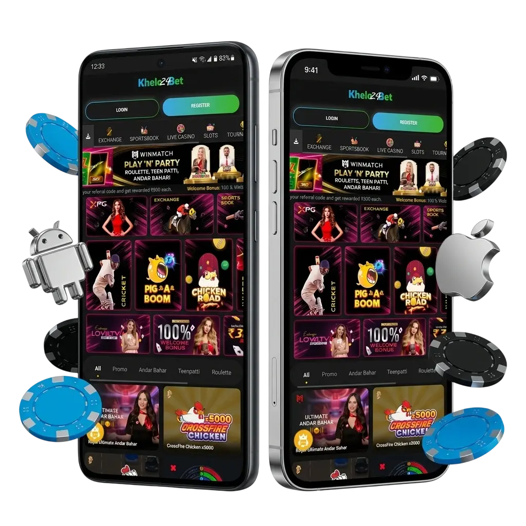 Khelo24bet app download for Android APK and iOS in India with sports betting and casino games