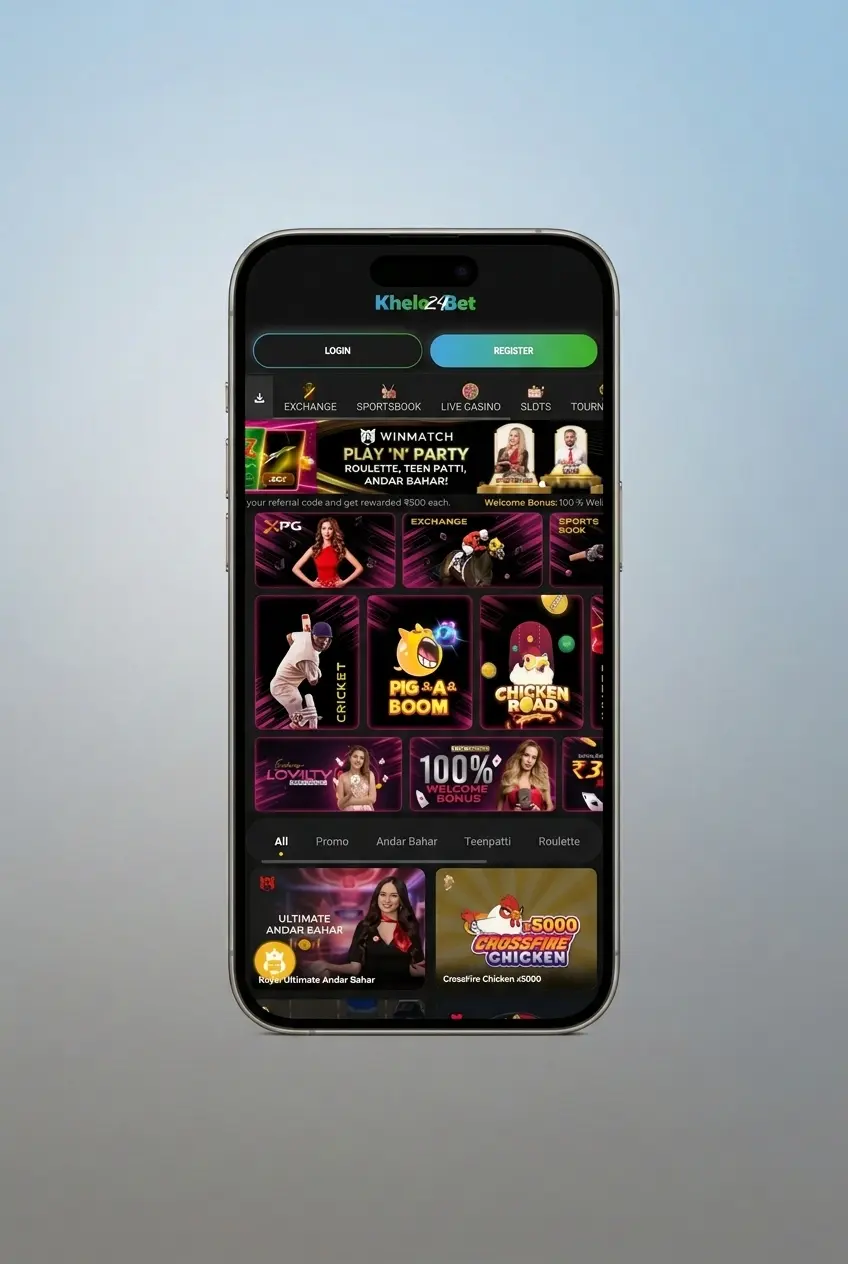 Khelo24bet football betting guide showing registration, deposit, and bet placement steps for Indian players