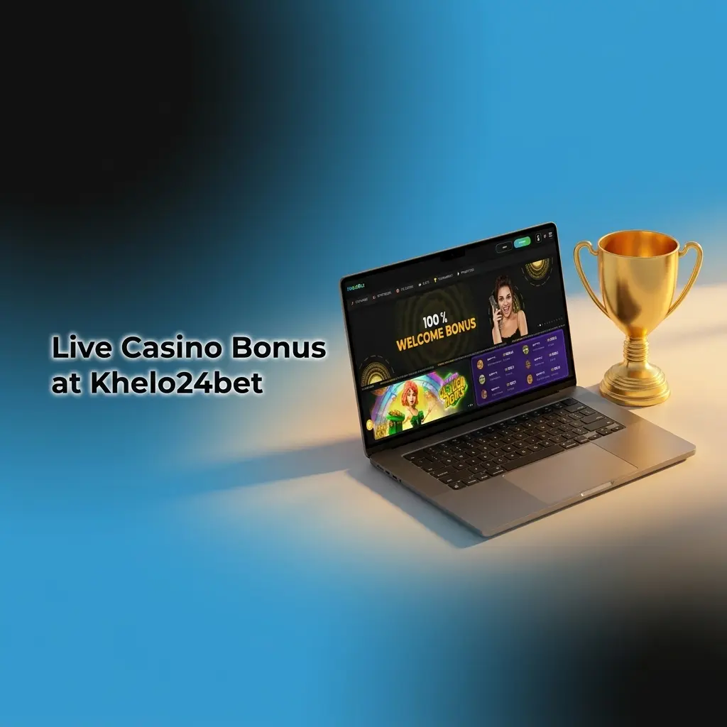 Khelo24bet Live Casino 100% Welcome Bonus up to INR 1,00,000 for new players on first deposit