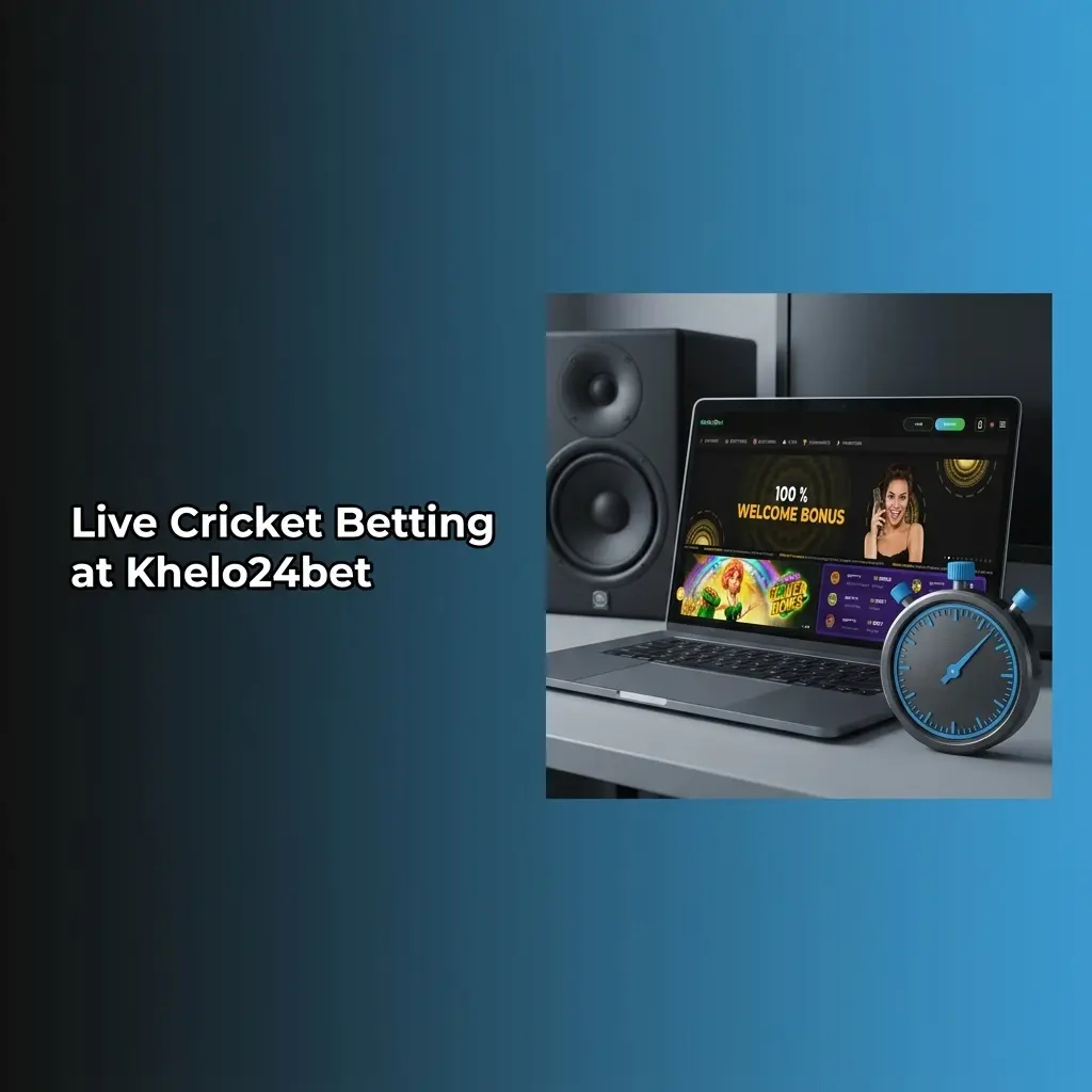 Live cricket betting interface at Khelo24bet with ball-by-ball odds updates for T20, ODI, and Test matches
