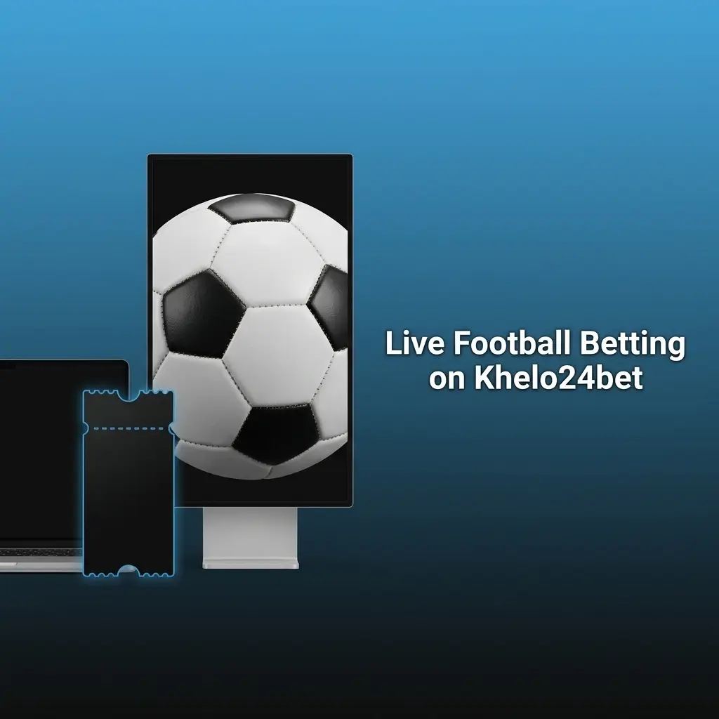 Live football betting on Khelo24bet with real-time odds, match stats, and live tracker for in-play wagering